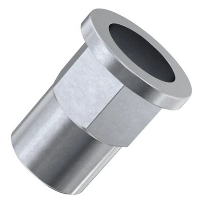 M8 förhöjda muttrar med flänsyta